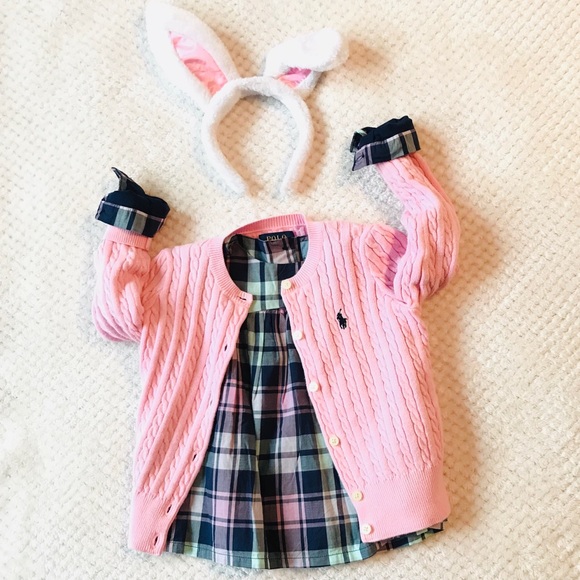 Gap tartan plaid spring babydoll top 3 yrs. Great condition. - Picture 3 of 8